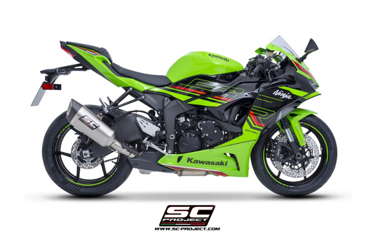 Terminali SC-Project omologato modello SC1-R per kawasaki zx-6r
