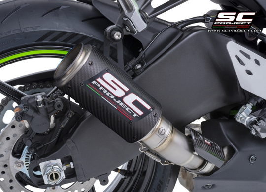 Terminale SC-Project NON OMOLOGATO modello CR-T per Kawaski zx-6r