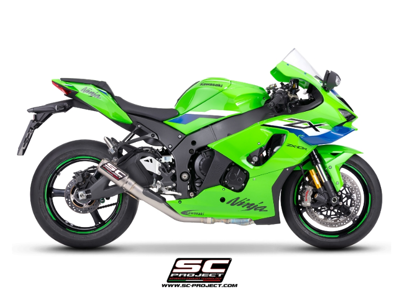 Terinale Sc modello CR-T, con raccordo decat per Kawasaki zx10R/RR 2026