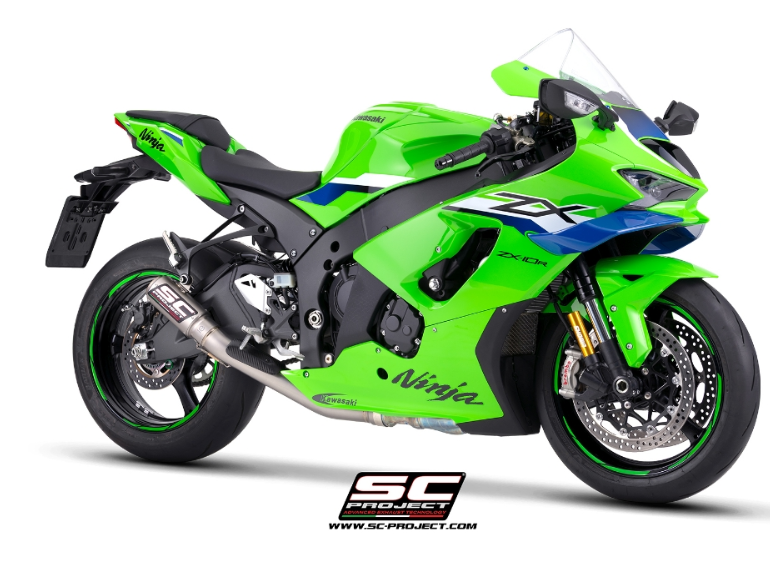 Terinale Sc modello CR-T, con raccordo decat per Kawasaki zx10R/RR 2026