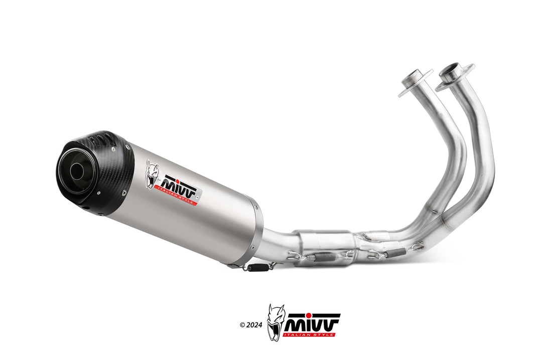 Impianro di scarico NON OMOLOGATO MIVV modello OVAL per Kawasaki  z650/z650S 2024>2026