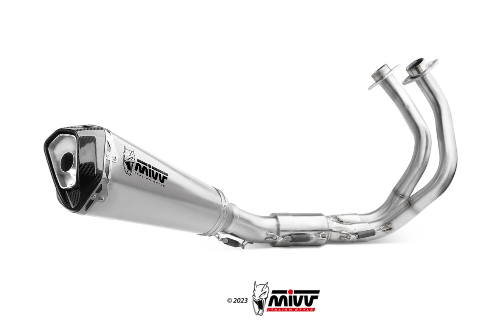Impianto di scarico NON OMOLOGATO  MIVV modello DELTA RACE per Kawasaki Z650/Z650S 2024>2026