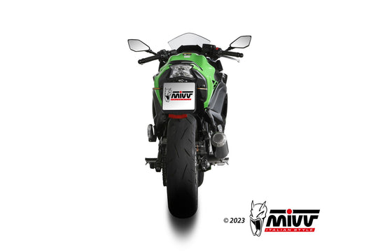 Impianto di scarico MIVV modello MK3 NON OMOLOGATO per Kawasaki Ninja 650 2024>2026