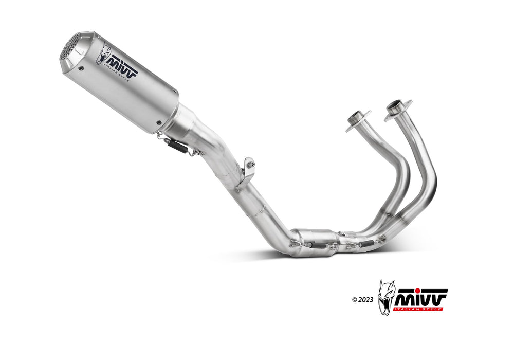Impianto di scarico MIVV modello MK3 NON OMOLOGATO per Kawasaki Z650/Z650S 2024>2026