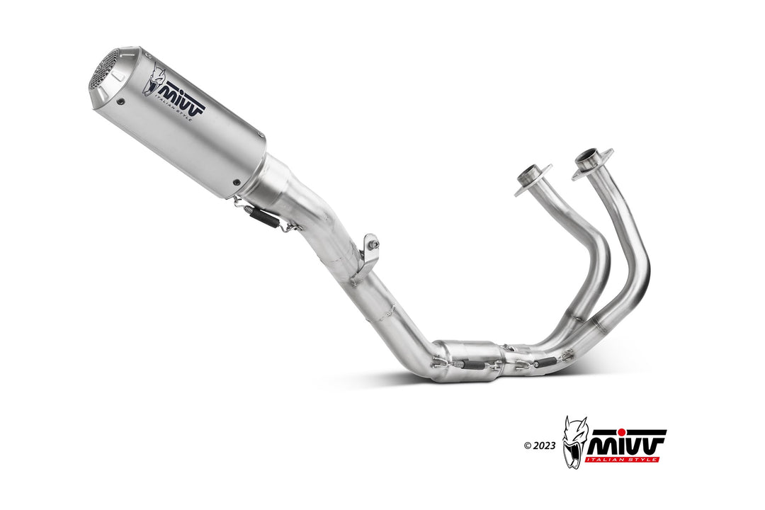 Impianto di scarico MIVV modello MK3 NON OMOLOGATO per Kawasaki Z650/Z650S 2024>2026