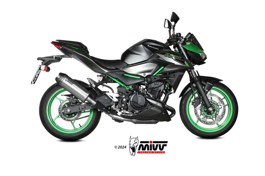 Terminale di scarico MIVV AK-1 INOX per Kawasaki Z500 2024-2025