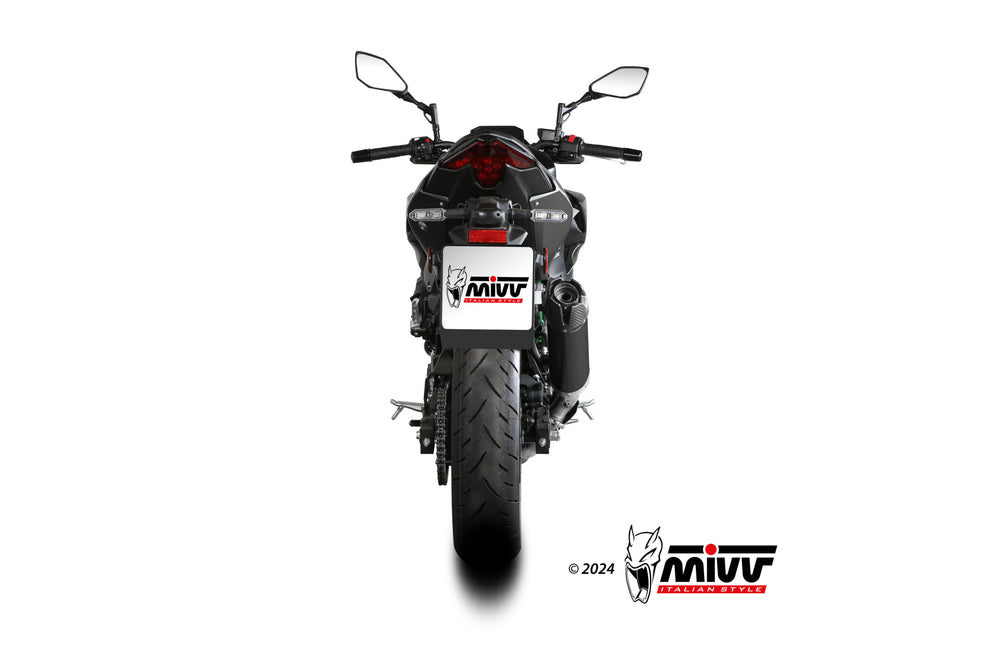Terminale di scarico MIVV AK-1 INOX per Kawasaki Z500 2024-2025