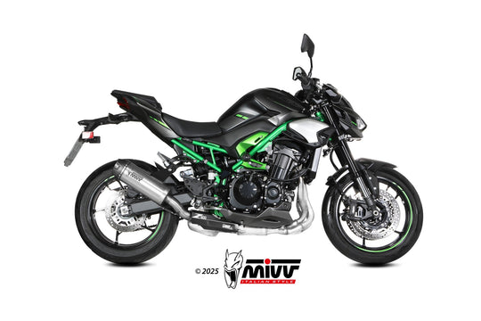 Terminale di scarico MIVV AK-1 TITANIO omologato per Kawasaki Z900 2025