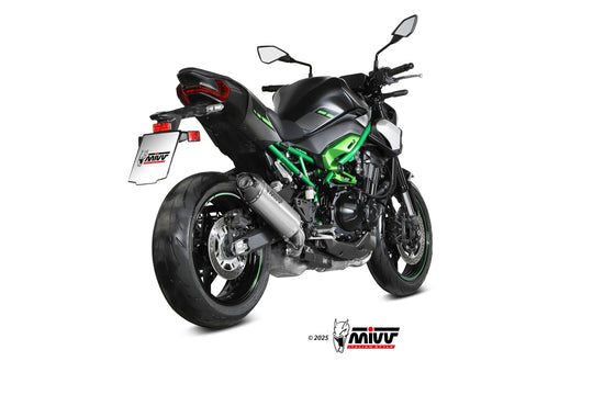 Terminale di scarico MIVV AK-1 TITANIO omologato per Kawasaki Z900 2025