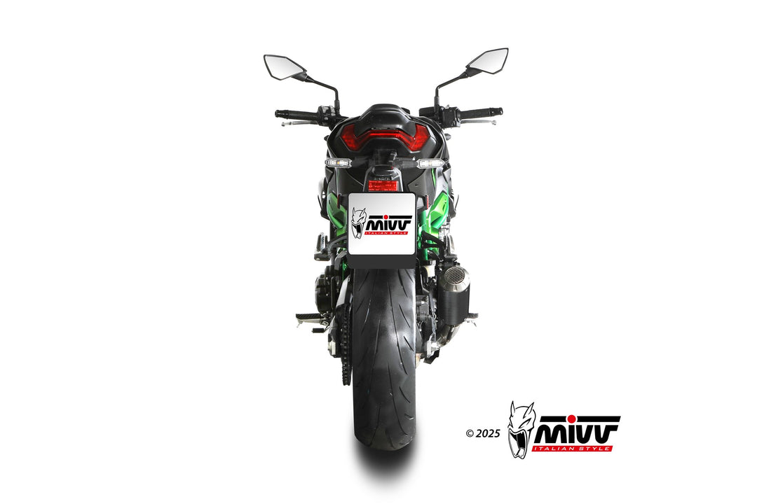 Terminale di scarico  MIVV MK3 CARBONIO OMOLOGATO per Kawasaki  Z900 2025