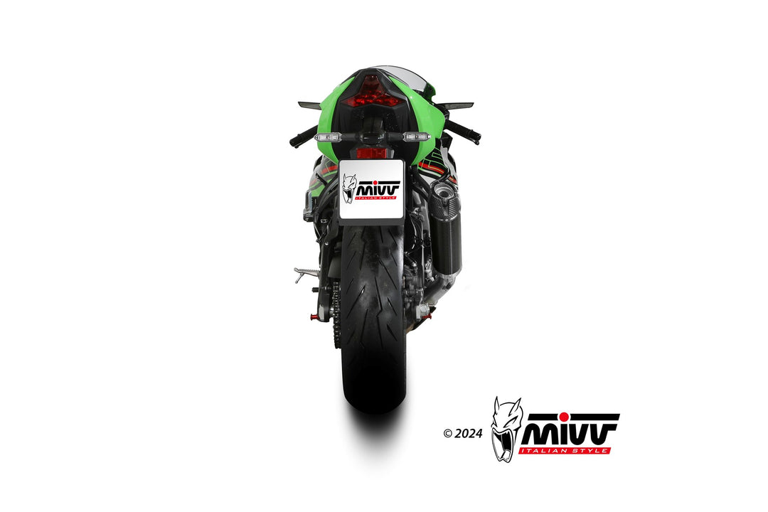 Terminale di scarico MIVV AK-1 per Kawasaki ZX-6R 2021-2025