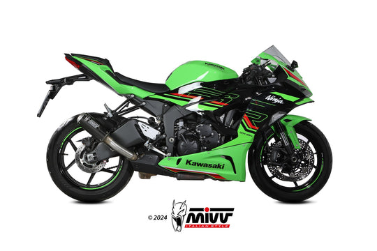 Terminale di scarico MIVV MK3 CARBONIO non omologato  per Kawasaki ZX-6R