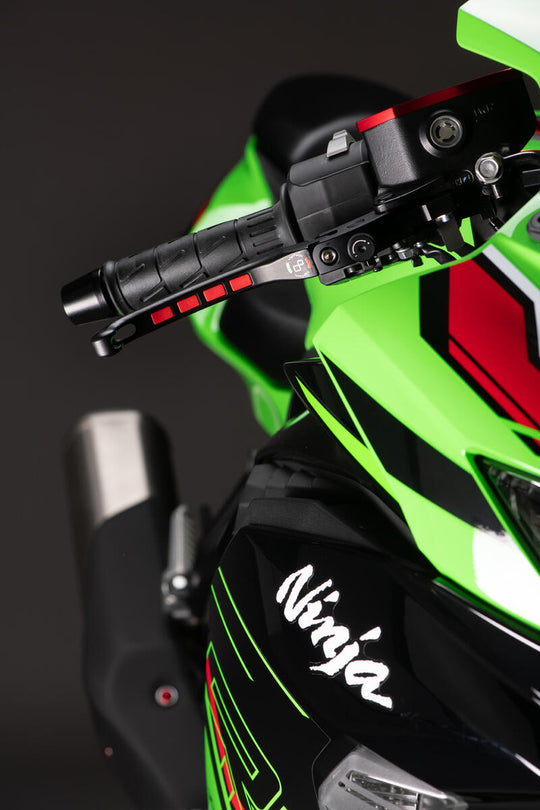 Lightech Leva Freno Ribaltabile (Tipo K) per Kawasaki Z650 - Z750 - Z900 - ZX4 RR 2017 - 2024