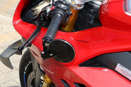 CNC RACING Specchio bar-end Rocket - sinistro BICOLOR