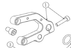 GRUPPO PEDANA SINISTRA OHVALE GP2 BLACK DAL 2025