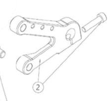 GRUPPO PEDANA DESTRA OHVALE GP2 BLACK DAL 2025