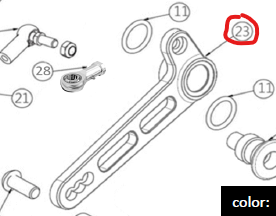 GRUPPO PEDANA SINISTRA OHVALE GP2 BLACK DAL 2025
