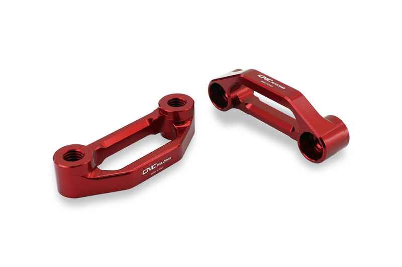 CNC RACING Piastre sostitutive pedane passeggero Ducati Panigale V4 / Streetfighter V4