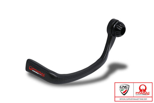 CNC RACING Clutch-Guard Carbon Race - Protezione leva frizione carbonio lucido - Pramac Racing Limited Edition