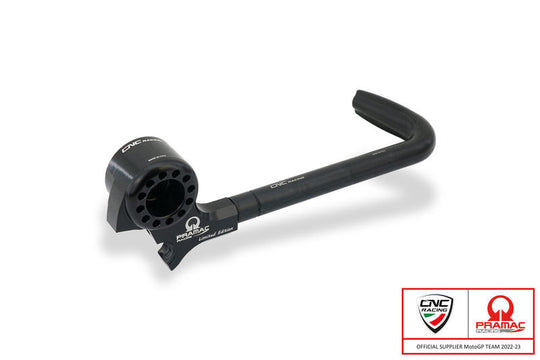 CNC RACING Lever-Guard Street - Protezione leva freno anteriore con attacco specchio - Pramac Racing Limited Edition