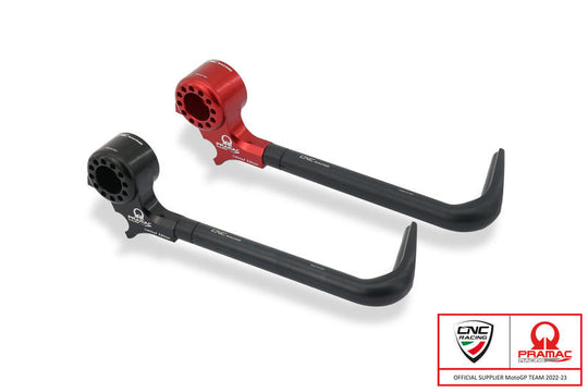 CNC RACING Lever-Guard Street - Protezione leva freno anteriore con attacco specchio - Pramac Racing Limited Edition