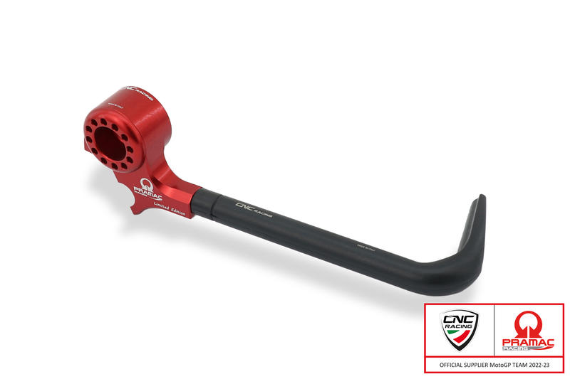 CNC RACING Lever-Guard Street - Protezione leva freno anteriore con attacco specchio - Pramac Racing Limited Edition