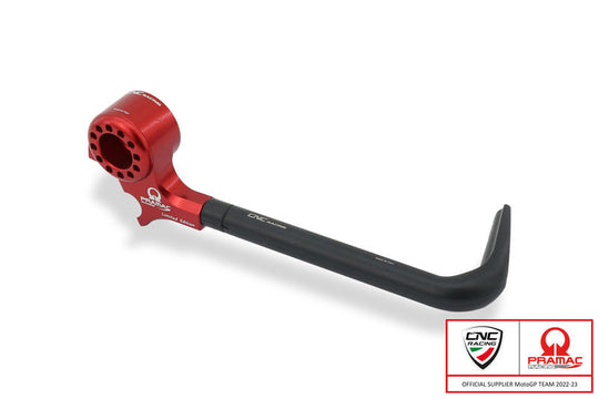 CNC RACING Lever-Guard Street - Protezione leva freno anteriore con attacco specchio - Pramac Racing Limited Edition