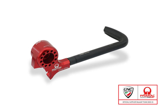 CNC RACING Lever-Guard Street - Protezione leva freno anteriore con attacco specchio - Pramac Racing Limited Edition