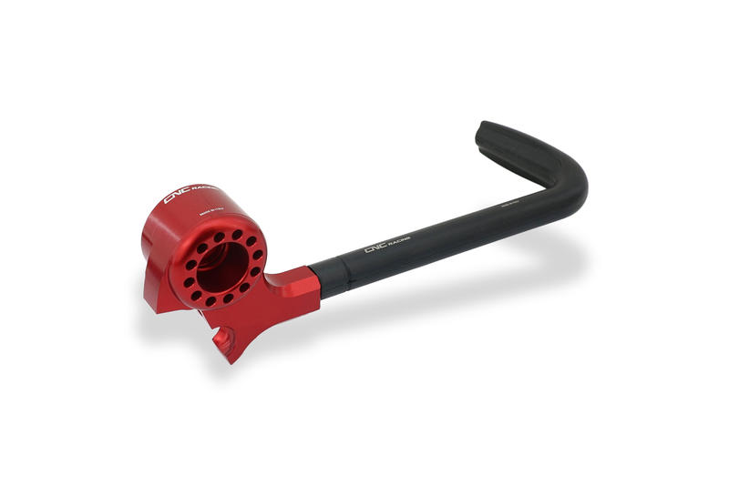 CNC RACING Lever-Guard Street - Protezione leva freno anteriore con attacco specchio