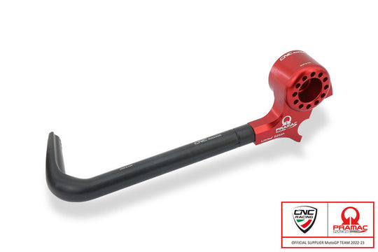 CNC RACING Lever-Guard Street - Protezione leva frizione con attacco specchio - Pramac racing Limited Edition