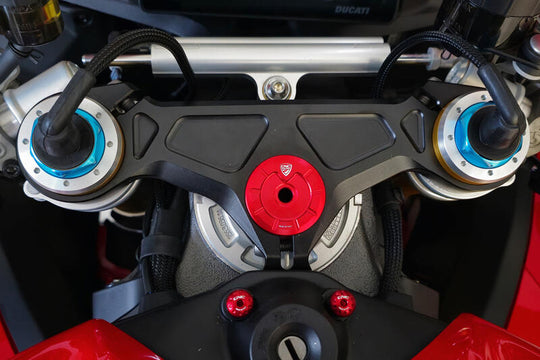 CNC RACING Piastre di sterzo - Cover ghiera di sterzo