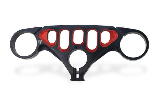 CNC RACING Piastre di sterzo Ducati Panigale V4 - Superiore - Bicolor