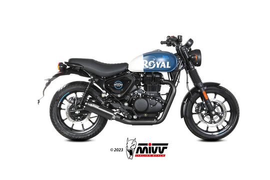 Terminale di scarico MIVV HR-1 omologato per Royal Enfield HNTR 350 2022-2024