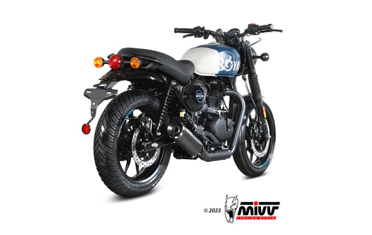 Terminale di scarico MIVV HR-1 omologato per Royal Enfield HNTR 350 2022-2024