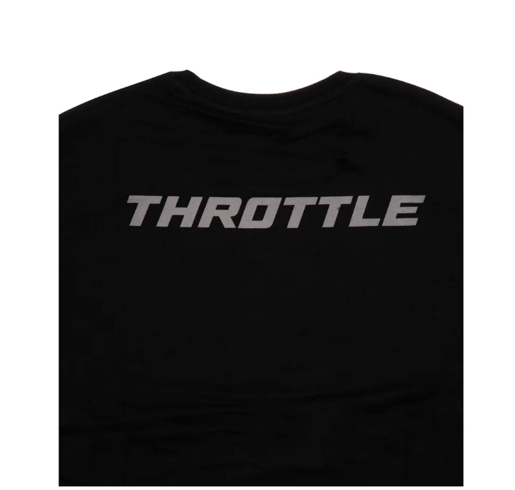 T-Shirt Throttle Reflective Royal Enfield cotone