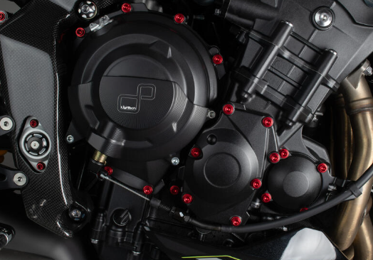 Lightech Protezione In Alluminio Copri Frizione Lato Destro per Triumph Street Triple 765 R-RS-S-2017-2025