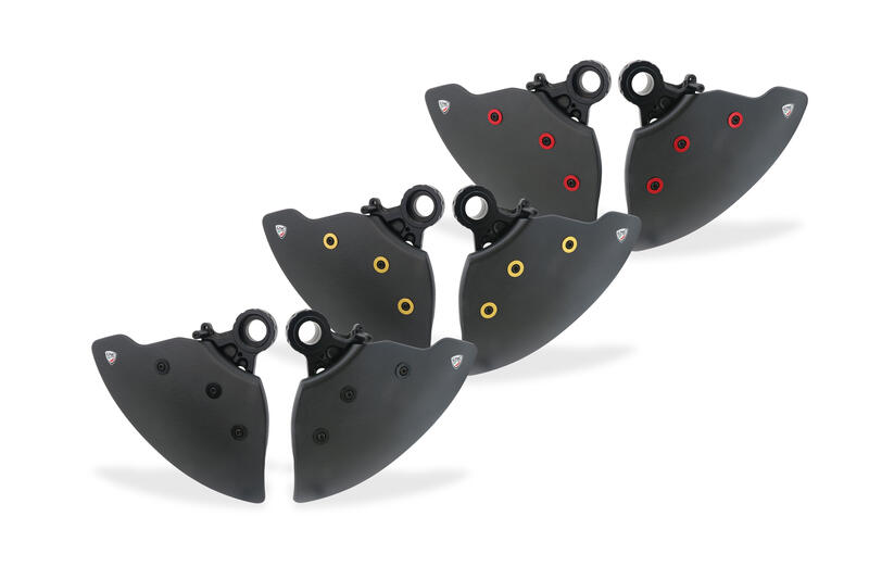 CNC RACING GP DUCTS EVO - Sistema Raffreddamento Impianto Frenante - Carbonio Lucido
