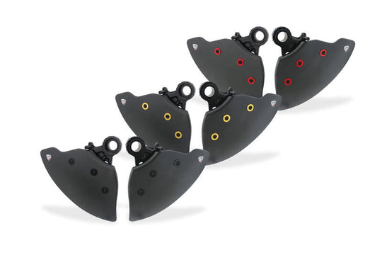 CNC RACING GP DUCTS EVO - Sistema Raffreddamento Impianto Frenante - Carbonio Lucido