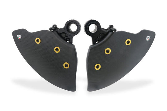 CNC RACING GP DUCTS EVO - Sistema Raffreddamento Impianto Frenante - Carbonio Lucido