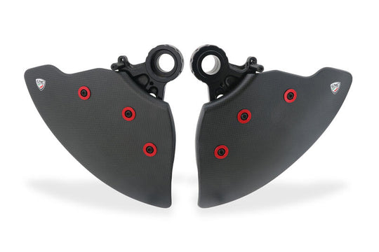 CNC RACING GP DUCTS EVO - Sistema Raffreddamento Impianto Frenante - Carbonio Lucido