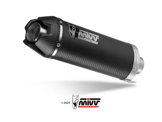 Terminale di scarico MIVV AK-1 per Kawasaki ZX-6R 2021-2025