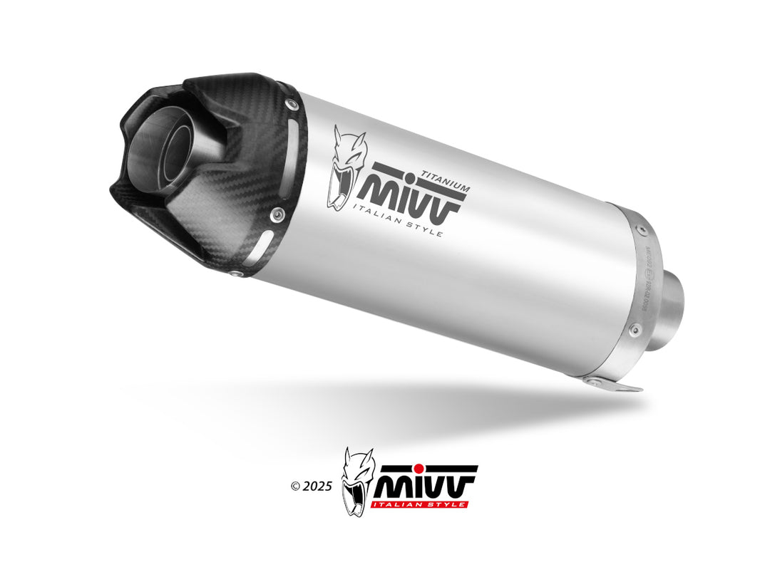 Terminale di scarico MIVV AK-1 INOX per Kawasaki Z500 2024-2025