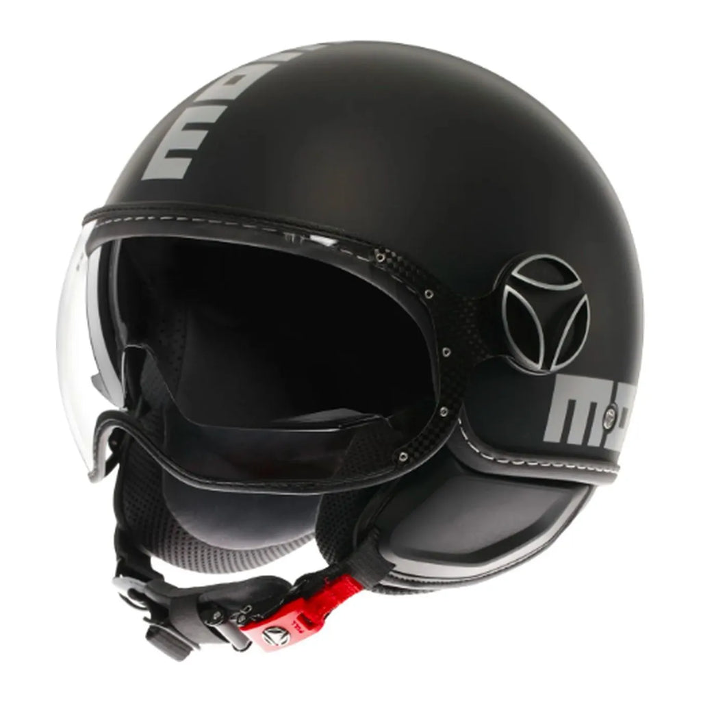 Casco Momo Fgtr Evo E2206 Mono Matt Black/silver