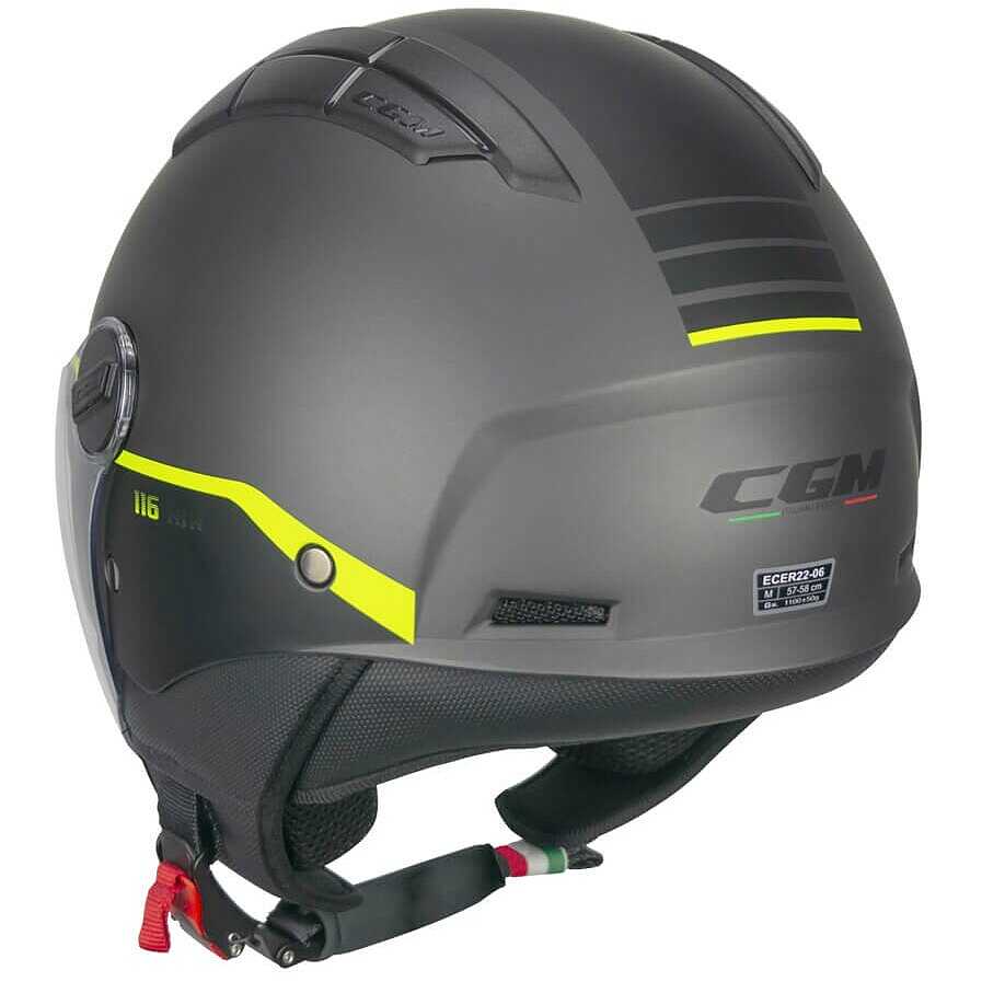 CGM AIR BICO GRAFITE GIALLO FLUO OPACO