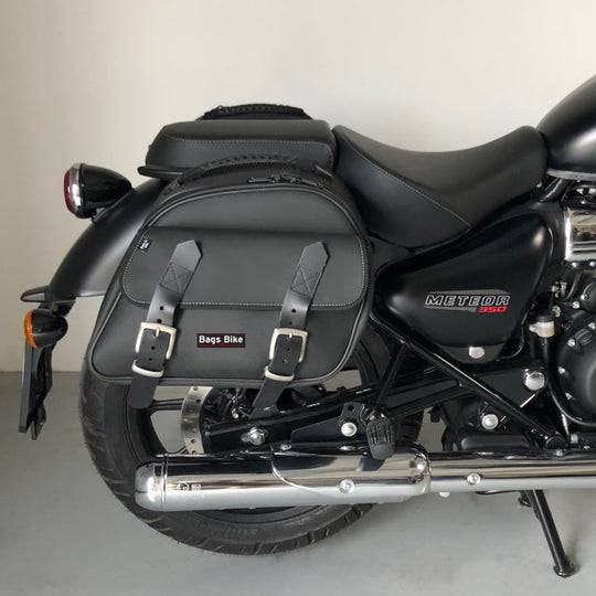 Borse laterali Explorer nera Bags & Bike Royal Enfield Meteor 350