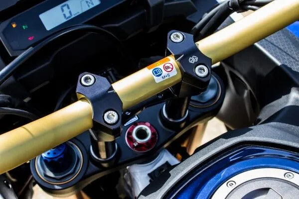 Riser Manubrio 2DGT Gilles Tooling Nero per Honda Africa Twin CRF 1100 - 2025