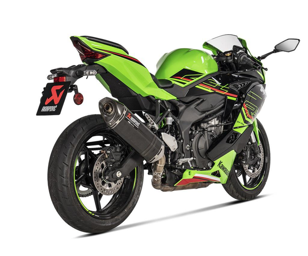 Scarico slip-on in carbonio Akrapovic per Kawasaki ZX-4R -  ZX - 4RR 2025>