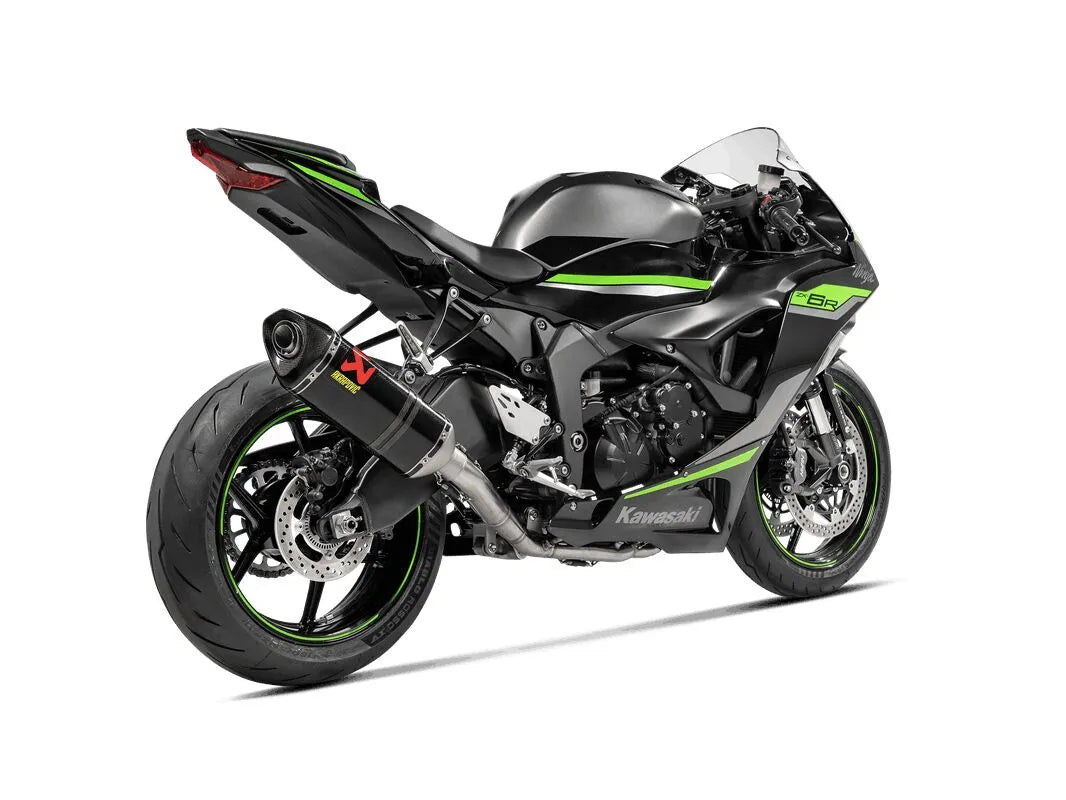 Impianto di scarico Akrapovi modello  Racing Line Street per kawasaki zx6r