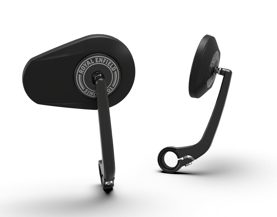 Coppia Specchietti Neri Bar End  / KXA00281
