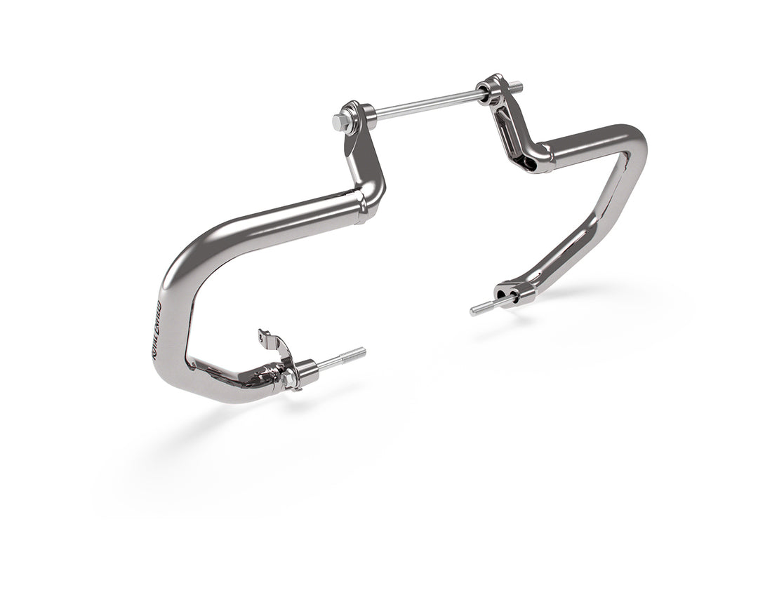 Coppia barre di protezione motore Compatta Silver / KXA00343